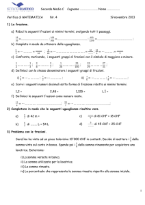Verifica 4 del 19 novembre 2013.