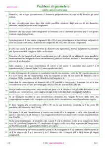 Problemi di geometria