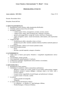 Liceo Classico e Internazionale “C. Botta” – Ivrea PROGRAMMA
