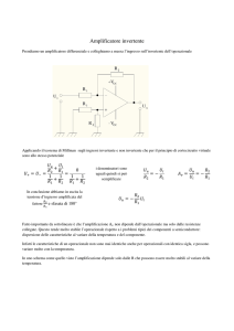 Amplificatore invertente