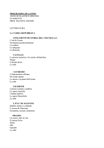 programma di latino anno scolastico 2009/2010 classe ii d prof. ssa