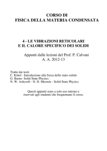 corso di fisica della materia condensata