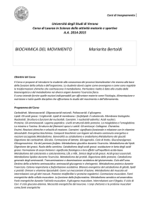 Anatomia I - univr dsnm - Università degli Studi di Verona