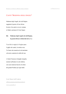 Canto Madonna degli Angeli