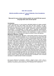 Relazione annuale - Dipartimento di Medicina molecolare e dello
