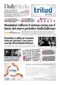 Qui l`articolo pubblicato su dailymedia