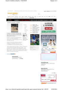 Pagina 1 di 2 Scacchi mondiali a Imperia