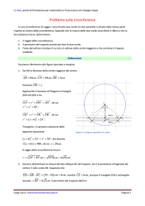 Problema sulla circonferenza ( )2