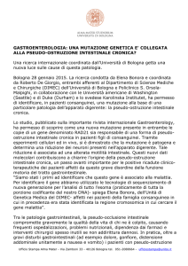 GASTROENTEROLOGIA: UNA MUTAZIONE
