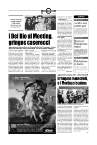 I Del Rio al Meeting, gringos caserecci