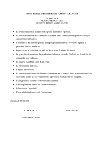 Istituto Tecnico Industriale Statale "Othoca" A.S. 2015/16 • La crisi
