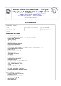 Inglese - Itcs Abba Ballini