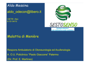 (o sindrome) di Meniere
