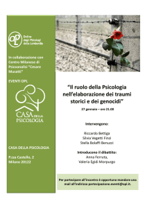 Scarica la locandina - Centro Milanese di Psicoanalisi