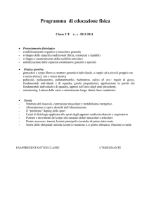 Programma di educazione fisica