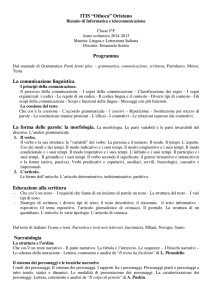 Italiano - ITIS "Othoca"