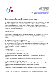 Luce e controluce: vedere, guardare e curare