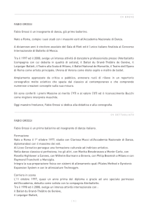 cv - Fabio Grossi, danza