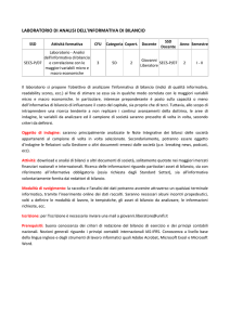 laboratorio di analisi dell`informativa di bilancio