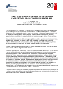 Scarica programma - Ordine Architetti Varese