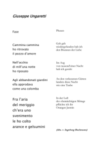 Ungaretti, Fase