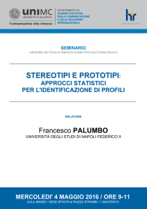STEREOTIPI E PROTOTIPI