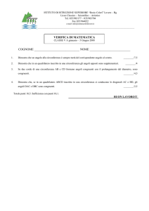 verifica di matematica cognome
