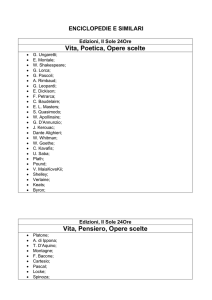 Vita, Poetica, Opere scelte Vita, Pensiero, Opere scelte
