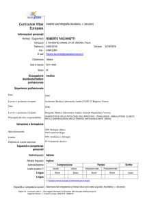Curriculum Vitae Europass