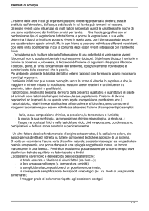 Elementi di ecologia