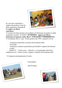 Se vuoi puoi contribuire a rendere più proficua l`attività della