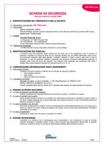 scheda di sicurezza