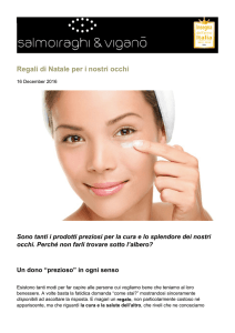 Regali di Natale per i nostri occhi