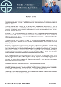 Cancro orale.ai - Studio Santamaria Lombroni