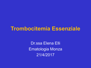 Trombocitemia essenziale
