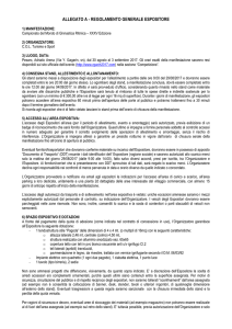 regolamento espositori