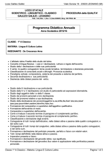 vedi PDF - `Galileo Galilei`