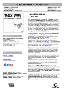 Tutta Vita - Promorama