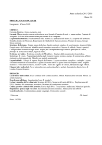 Anno scolastico 2015-2016 Classe 3G