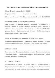 3^c_fisica - Liceo Scientifico Pitagora | Selargius