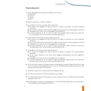 Esercitazioni - Simone per la scuola