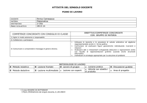 Matematica - Liceo Statale "Erasmo da Rotterdam"
