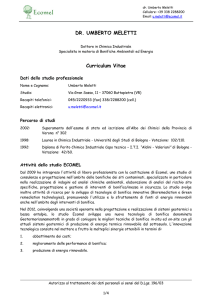 DR. UMBERTO MELETTI Curriculum Vitae