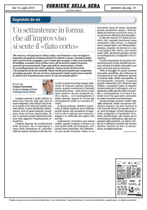 Leggi l`articolo sul Corriere della Sera