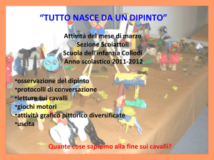 Kandinskij: “coppia a cavallo” Osservazione del dipinto e protocollo