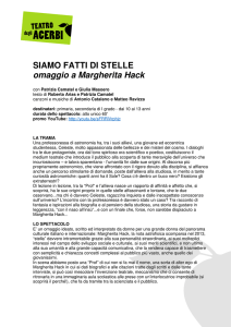 SIAMO FATTI DI STELLE omaggio a Margherita Hack