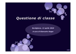 Questione di classe
