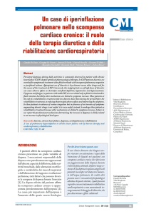 un caso di iperinflazione polmonare nello scompenso cardiaco