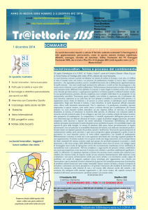 Tr@iettorie SISS - Sociologia della Salute