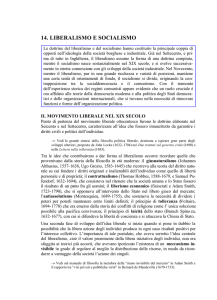 Liberalismo e socialismo - Digilander